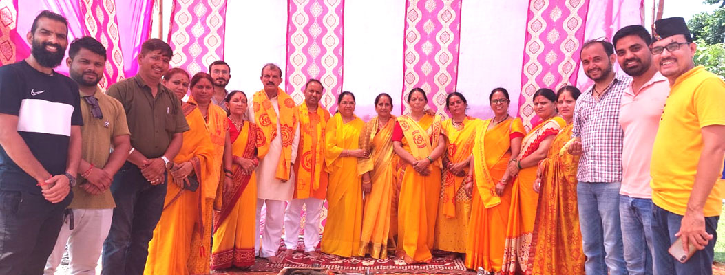 14 बीघा में श्री रामलीला के आयोजन से पहले पंच कुंडी यज्ञ