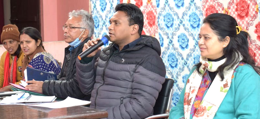 स्वास्थ्य सचिव डा. आर. राजेश कुमार ने रूद्रप्रयाग जिले में लगाई ग्राम चौपाल