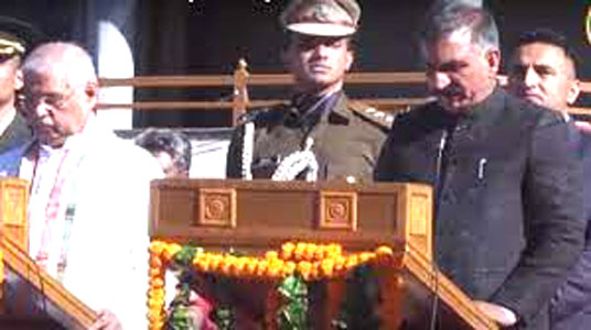 सुखविंदर सिंह सुक्खू ने ली हिमाचल प्रदेश के मुख्यमंत्री पद की शपथ