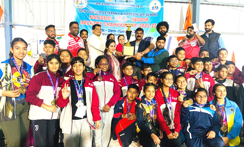 डीएसबी ऋषिकेश के छात्रों ने गाढ़े झंडे, नेशनल तीरंदाजी में झटके 33 पदक
