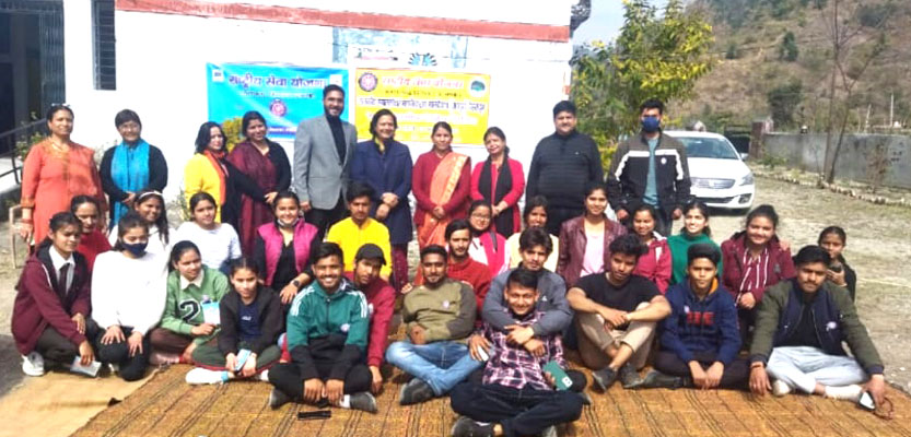 गवर्नमेंट डिग्री कॉलेज रायपुर की एनएसएस इकाई का सात दिवसीय विशेष शिविर शुरू