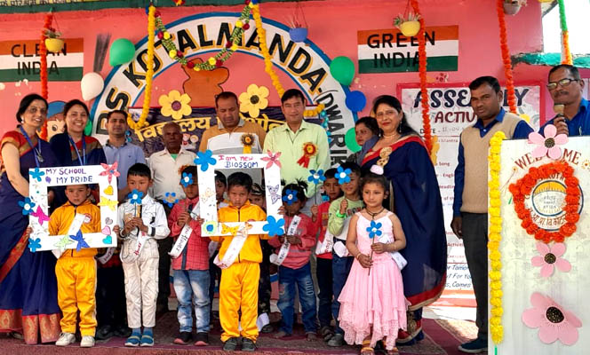 राजकीय प्राथमिक विद्यालय बांसकाटल और कोटलमंडा में मनाया गया प्रवेशोत्सव