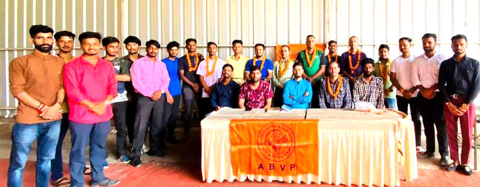 रामगोपाल रतूड़ी बनें छात्र संगठन अभाविप के नगर अध्यक्ष