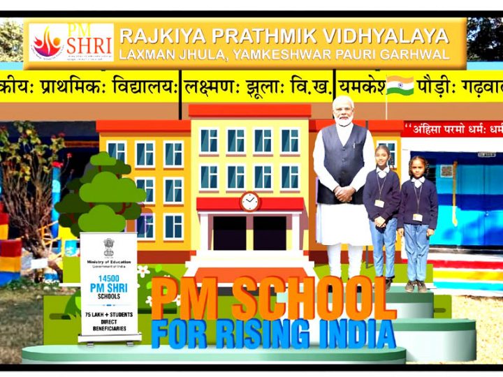 पीएम श्री जीपीएस लक्ष्मणझूला के सीसी कैमरे तोड़े, अलमारियों में रखा सामान बिखेरा