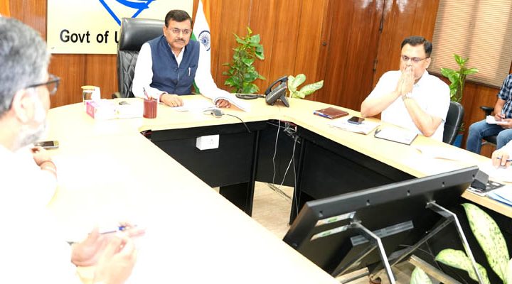 मुख्य सचिव आनन्द बर्द्धन ने की स्वच्छ भारत मिशन (शहरी) 2.0 की समीक्षा