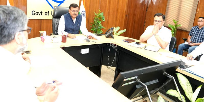 मुख्य सचिव आनन्द बर्द्धन ने की स्वच्छ भारत मिशन (शहरी) 2.0 की समीक्षा