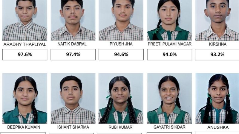 निर्मल आश्रम ज्ञान दान अकादमी का 10 वीं बोर्ड परीक्षा रिजल्ट शत प्रतिशत