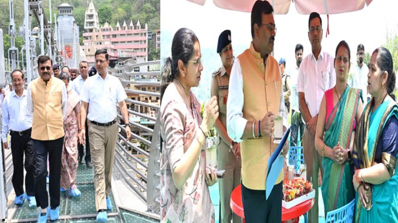 मुख्य सचिव आनंद बर्धन ने किया बजरंज सेतु का निरीक्षण