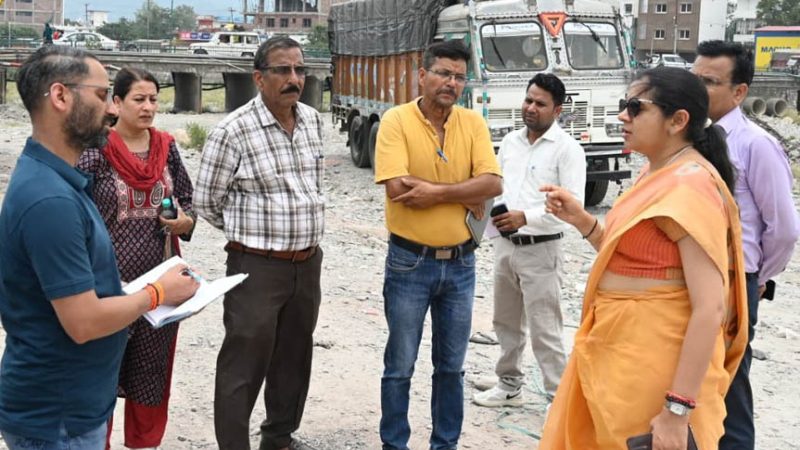 टिहरी डीएम ने ढालवाला एसटीपी एवं चैनेलाइजेशन कार्योंं का निरीक्षण किया