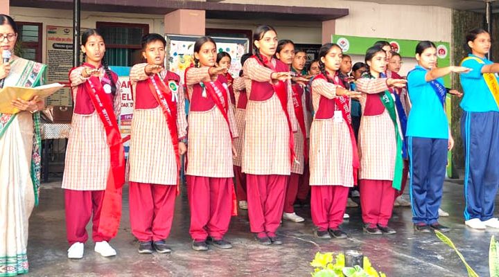 पीएम श्री जीजीआईसी राजपुर रोड में छात्रा परिषद एवं सदन कार्यकारिणी का गठन