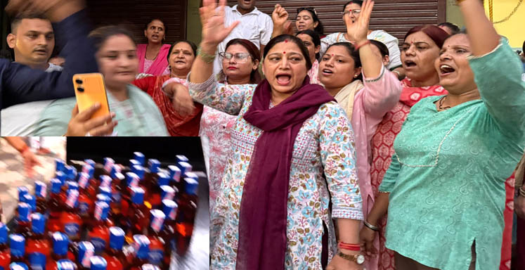 मुनिकीरेती में महिलाओं ने पकड़ी अवैध शराब, पुलिस पर उठाए सवाल