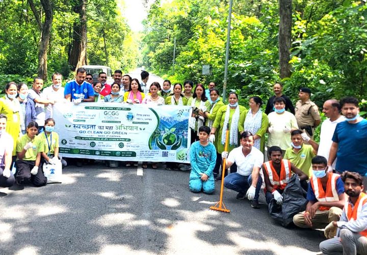 यूपीसीबी के क्षेत्रीय कार्यालय हल्द्वानी का मेगा क्लीननेस ड्राइव