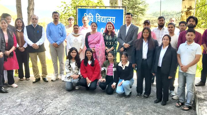 HNB गढ़वाल केंद्रीय विश्वविद्यालय  के एसआरटी परिसर के विधि विभाग में दीक्षा आरंभ कार्यक्रम