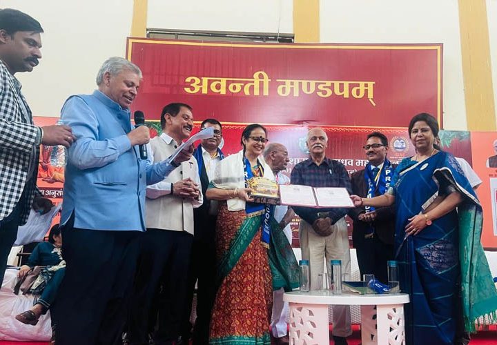 डॉ अनीता नैथानी पर्यावरण जागरूकता प्रकृति अवार्ड से सम्मानित