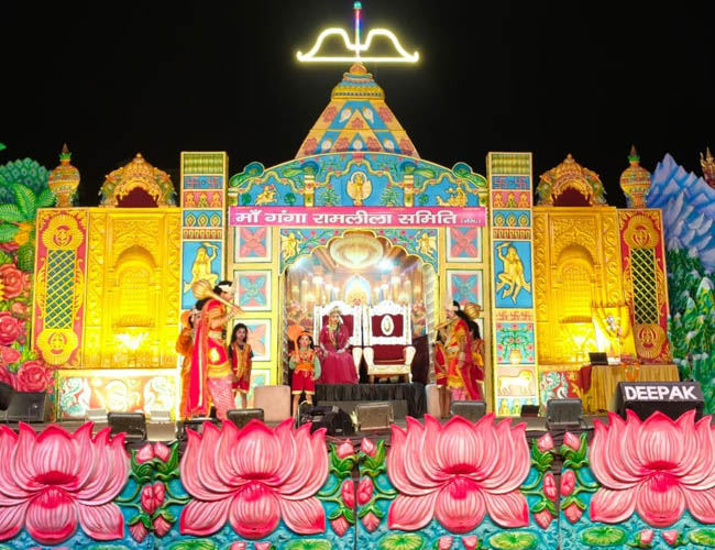14 बीघा में रामलीला का सातवां दिनः आगे चले बहुरि रघुराया। रिष्यमूक पर्बत निअराया